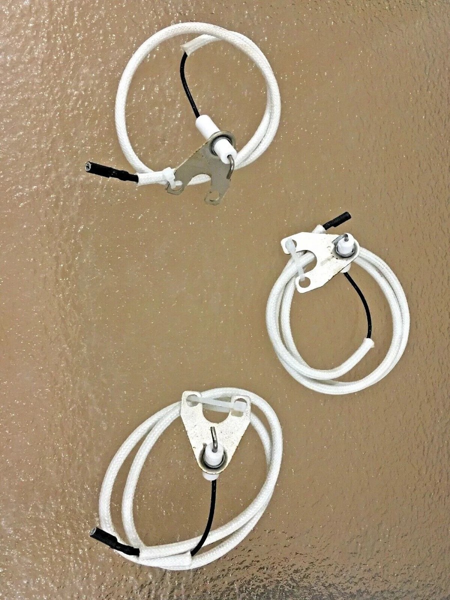3 PIECE FURRION STOVE / RANGE BURNER SPARK IGNITER WIRES KNOB
