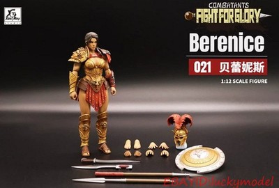 XesRay Glory of Fighters Wave 6 Berenice 1/12 Scale Action Figure Toy In Stock