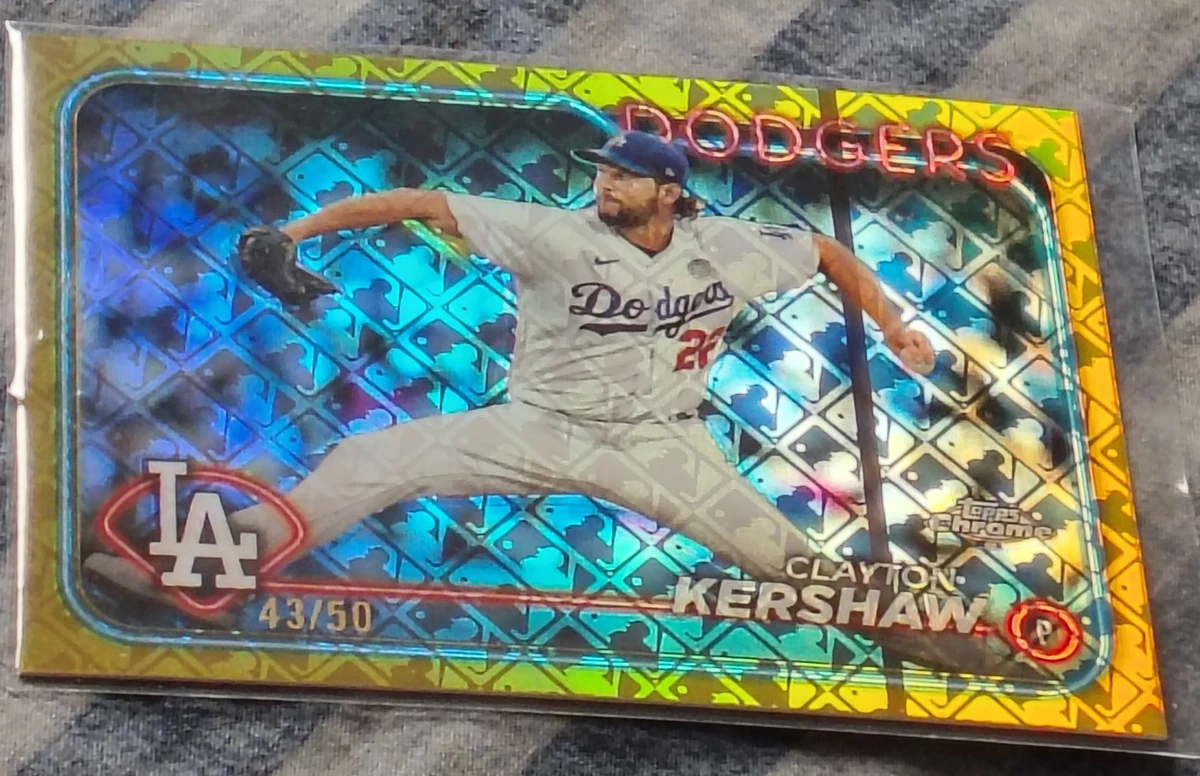 Clayton Kershaw Serial Numbered Baseball Sports Trading Cards for