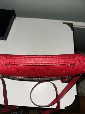 Louis Vuitton Scarlet Monogram Empreinte Pochette Metis