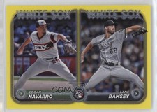 2024 Topps Update Rookie Combo Yellow Lane Ramsey Edgar Navarro #US128 11gl