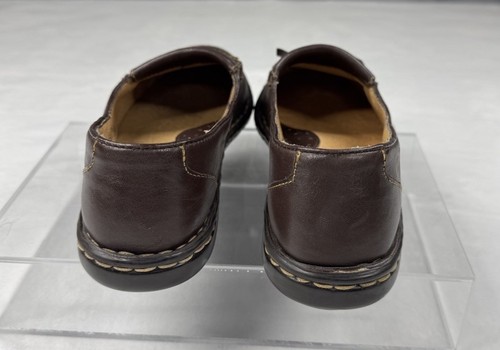 Born Damenschuhe 6M handgefertigte Leder-Loafer braune Slipper flache bequeme Freizeit - Bild 11 von 18