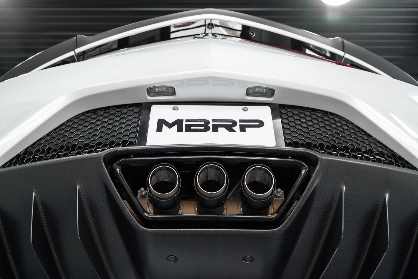 MBRP Armor Pro T304 Exhaust for 17-22 Acura NSX [Triple Carbon Fiber Tips]