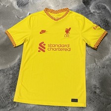 Liverpool FC Mens Soccer Jersey 2021-22 Nike Size Small Away Kit