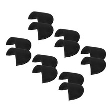 6 Pairs Shoulder Pads, Costume Shoulder Pads for Clothing, Black