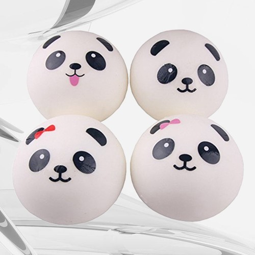 7CM PU Slow Rising Kawaii Stretch Scented Panda Shaped Squeeze Toy for Stress - 第 1/11 張圖片