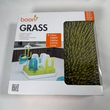 Boon Grass Countertop Drying Rack Holds 12 Bottles Low Profile 9.5 X 9.5 X 2.5
