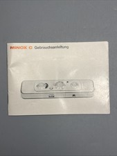 MINOX C Gebrauchsanleitung Bedienungsanleitung #E2