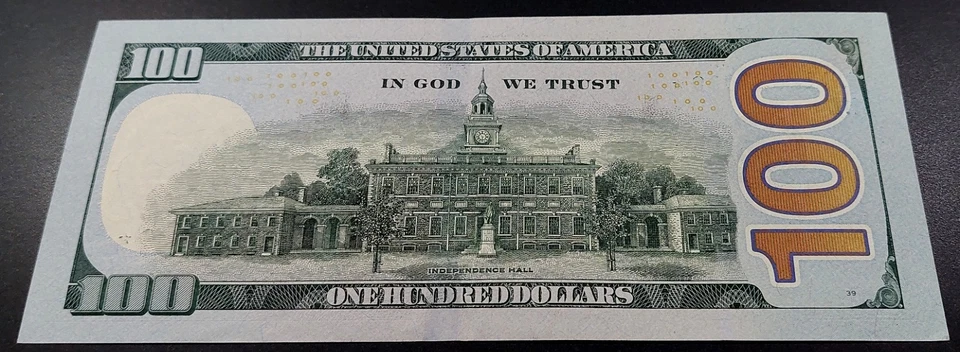 2009 A $100 Federal Reserve Note, STAR NOTE, St. Louis! Uncirculated! Fr#2186H. - Image 3 of 4