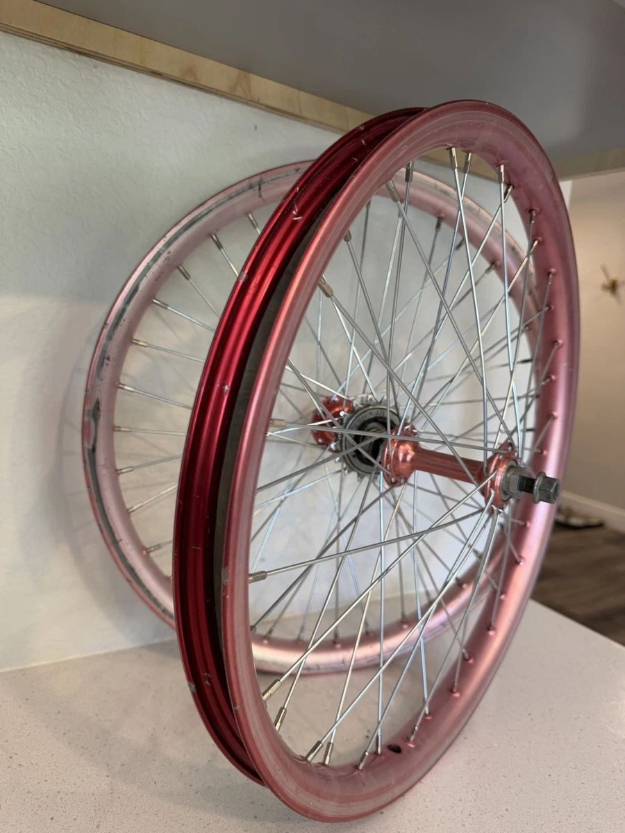 BMX Bike-Old School Red Vintage Bicycle Parts for sale | eBay