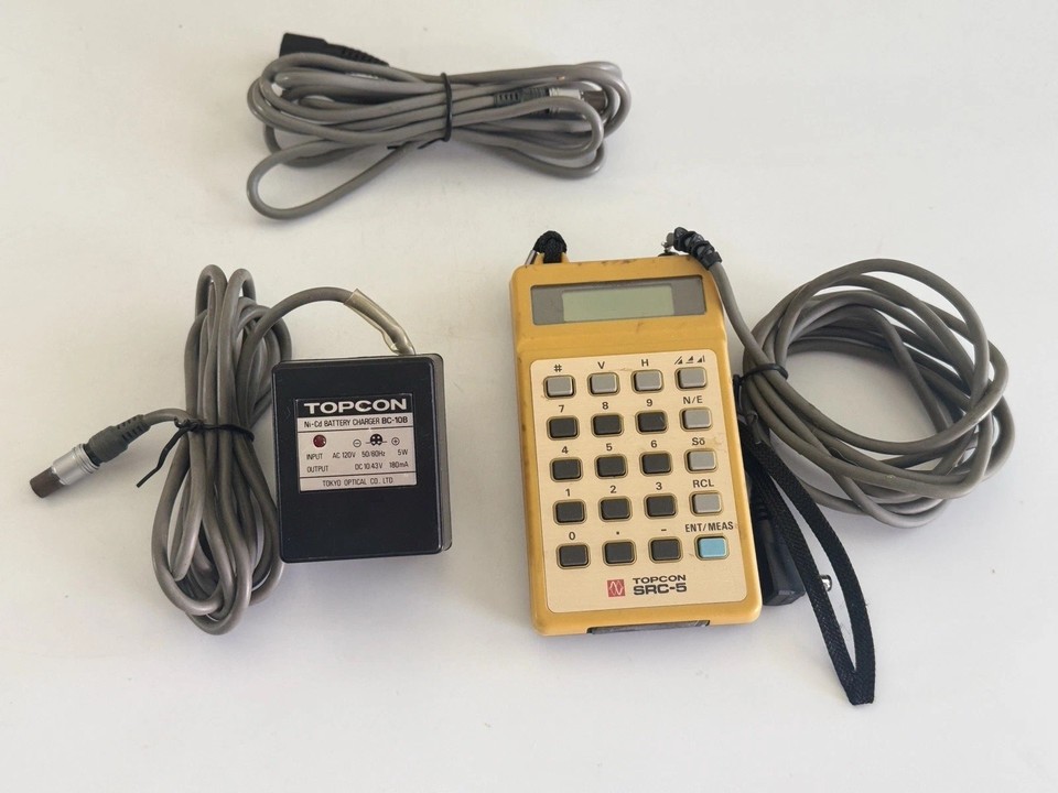 Topcon GTS-2B Total Station ~ Case, Controller, & Accessories ...