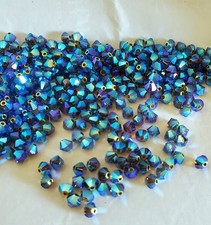 Swarovski 5301 4mm bicone beads Smoky Quartz AB2X 24pcs 