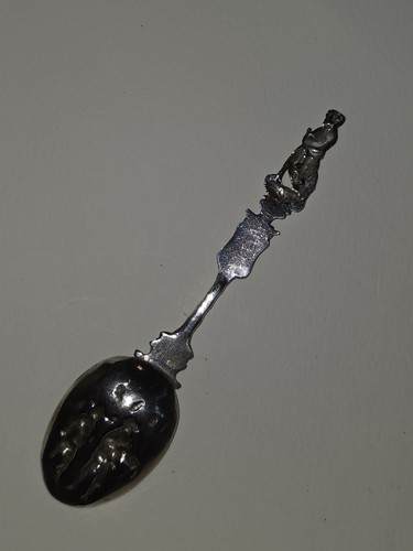 Dutch 830 Silver Rare Rembrandts Night Watch Holland Large Spoon Not Like Others - Picture 10 of 16