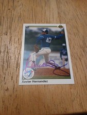 1990 Upper Deck #26 XAVIER HERNANDEZ Toronto Blue Jays AUTO RC NM