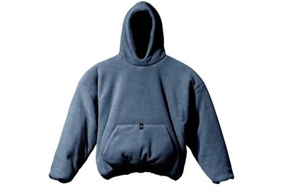 YZY x GAP Yeezy Pullover H09 Polar Fleece Hoodie Mens Size Medium Navy