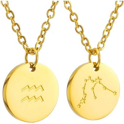Wassermann Sternzeichen Anhänger - Hochwertige Edelstahl Kette - Fashion Schmuck