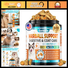 Hairball Treatment for Cats - 500 Crunchy Treats for Digestive Support Hairbal