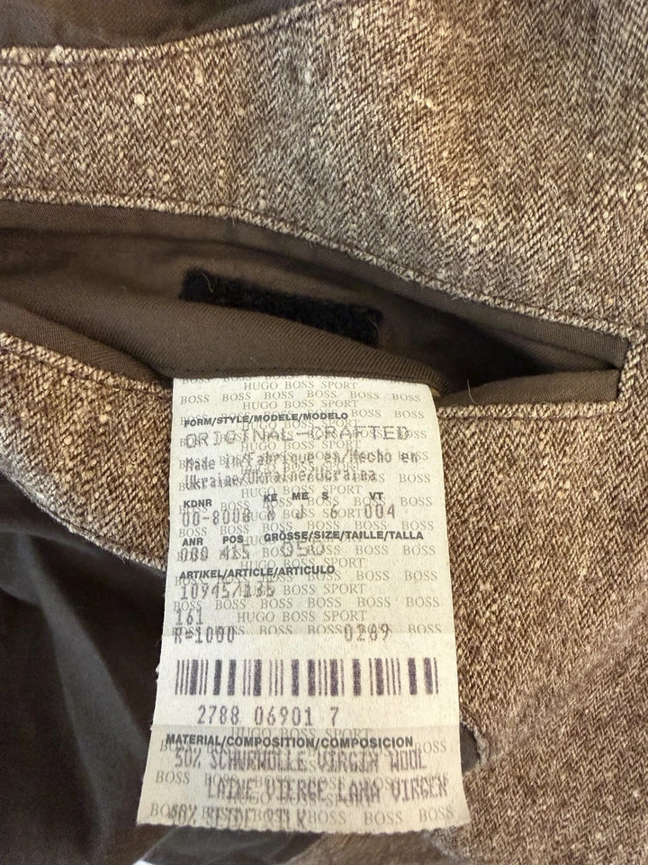 Boss By Hugo Boss Orange Label Men's Wool Silk Cashmere Blend Jacket Blazer M-L - Image 3 of 4