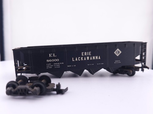 *LEER* ¿Rivarossi? Tren escala HO Erie Lackawanna Quad Bay Hopper Car EL 86000 | Zustand: Used