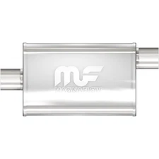 MagnaFlow 11225 Straight-Through Performance Muffler; 2.25in. Offset/Center; 4x1