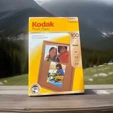 KODAK Photo Paper High Gloss 4"x6" 100 Sheets - Instant Dry NEW SEALED