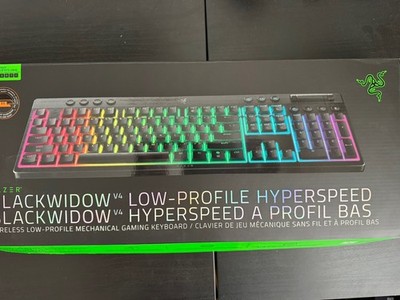 Razer BlackWidow V4 Low Profile HyperSpeed Mechanical Keyboard for