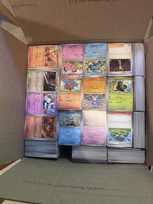 Pokemon Card Bulk Pack 6500+ Count, C,UC, R (no rev holo or holo) No Energies