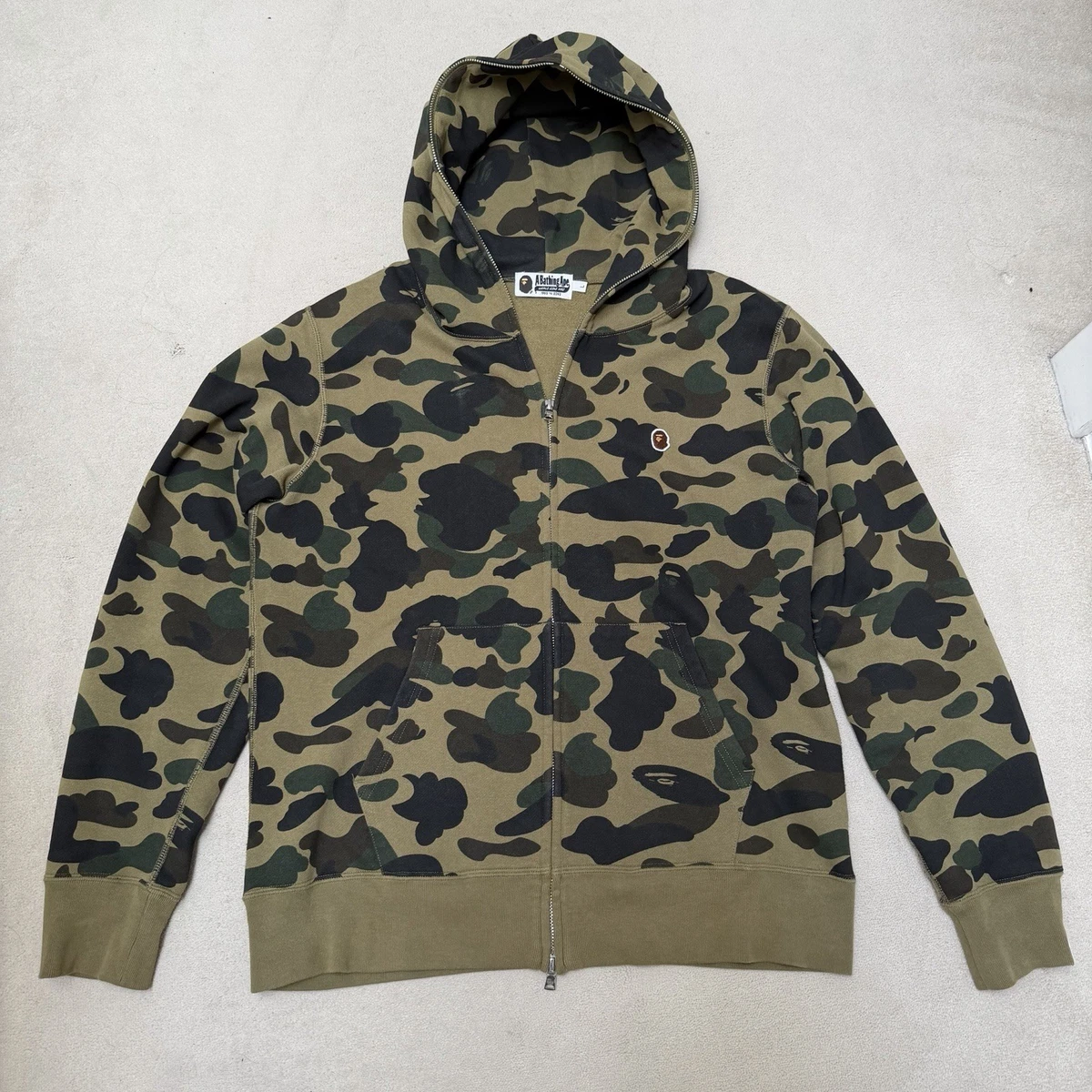 A BATHING APE1ST CAMO FULL-ZIPカモフラ　フルジップ 1ST CAMO SHARK FULL ZIP HOODIE | bape.com