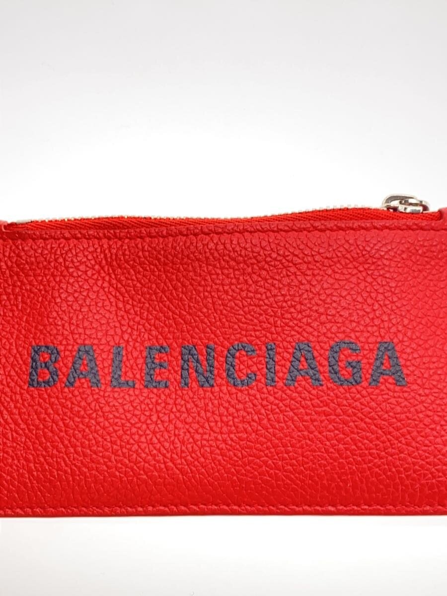 BALENCIAGA Card Case Leather RED Men's 594548・6560・P・1217 thumbnail 3