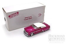 1949 Ford Lead Sled Custom 124 Magenta Convertible Diecast Unsealed Dm 1949 Ford Lead Sled Custom 124 Magenta Convertible Diecast Unsealed Dm