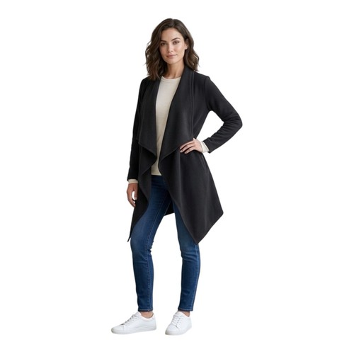 UGG Black Fleece Blanket Coat Size S
