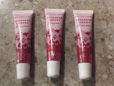 Bath & Body Works ~ JAPANESE CHERRY BLOSSOM ~ Lip Gloss Set of 3 ~ NEW SEALED