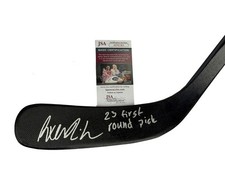 Axel Sandin-Pellikka Signed Inscribed Detroit Red Wings Hockey Stick JSA COA