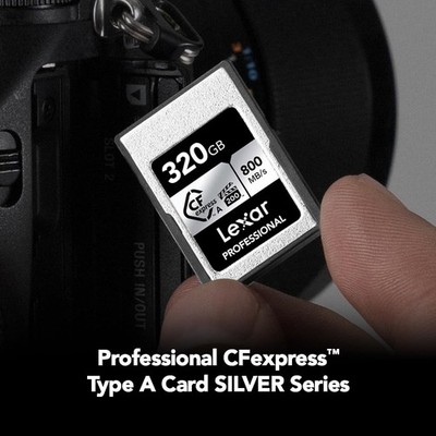 Lexar Professional CFexpress Type A Card 320GB 800MBs Read 700MBs
