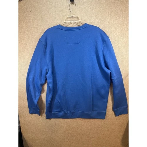 Nautica Mens Crewneck Sweatshirt 2XL Blue Fleece Long Sleeve Casual Pullover image 2