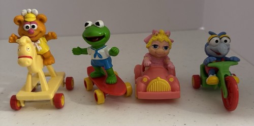 VINTAGE MCDONALDS HAPPY MEAL TOYS MUPPET BABIES 1986 KERMIT PIGGY GONZO FOZZIE