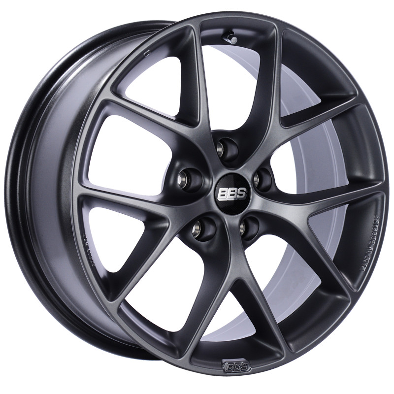 BBS For SR 18x8 Satin Grey Wheel 5x100 Bolt Pattern ET48 Part SR024SG