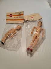 Zims Plastic Dolls Small Size Dollhouse Figures In Package Woman Boy