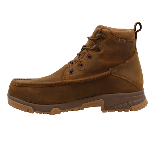 Twisted X Men's Distressed Saddle Brown 6" Work Boot MXCNW01 - Picture 3 of 70