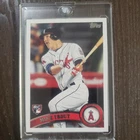 2011 Topps Update Mike Trout Rookie Card #US175 Angels Rookie Magnetic Case