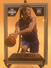 2012-13 Panini Innovation View Rookies Kyle Singler #124 Detroit Pistons RC /349