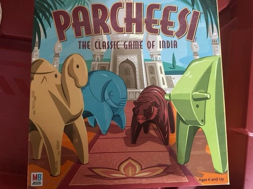 Parcheesi Game NEW Open boxClassic Game Of India Vintage Milton Bradley 2001