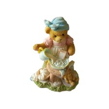 Cherished Teddies Bear Figurine Sandra 789739 Saturday's Child Works Hard For A
