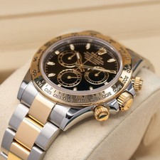 Rolex Daytona Chronograph Two Tone 18k gold and steel black dial, 2021 full set! 5