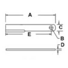 401028 CCW 4" x 27.750" Blade Fits Schulte Rotary Cutter 1520 V1280 XH1500 5026