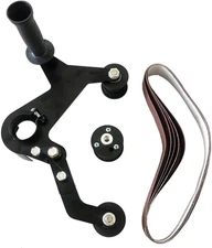 Belt Sander Attachment,Adapter Angle Grinder Bearing Sanding Support Tool Pip...