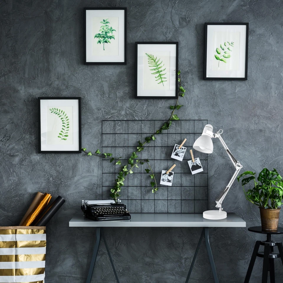 Lámpara de Escritorio Eléctrica 52024 28" Brazo Oscilante Arquitecto, Blanco Mate, Interruptor Giratorio... Foto 2 de 4