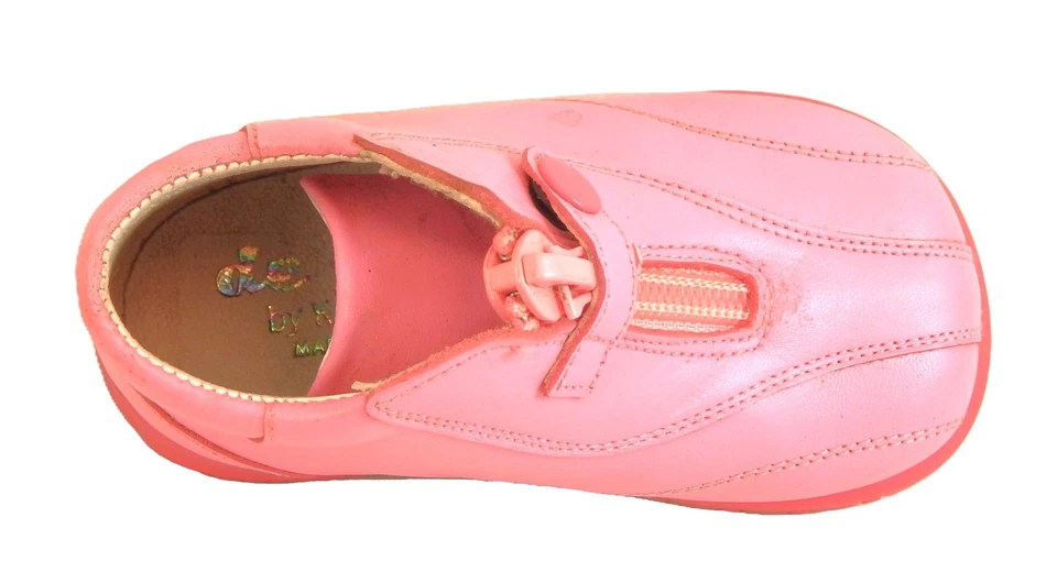 DE OSU - España - Botas de cuero rosa fucsia para bebés niñas -Zapatos - Europeas 19 talla 4 Foto 3 de 4