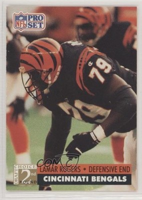 1991 Pro Set 2nd Round Draft Choice Lamar Rogers #781 Rookie RC nz8