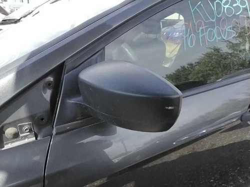 Driver Side View Mirror Power Black Textured Cap Fits 15-18 FOCUS 1286033